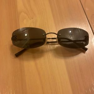 VINTAGE CHANEL rimless sunglasses